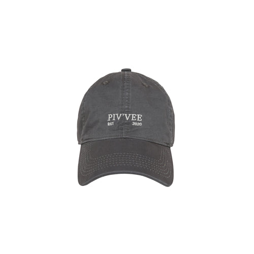 VINTAGE LOGO BALL CAP - 2 COLORS CHARCOAL