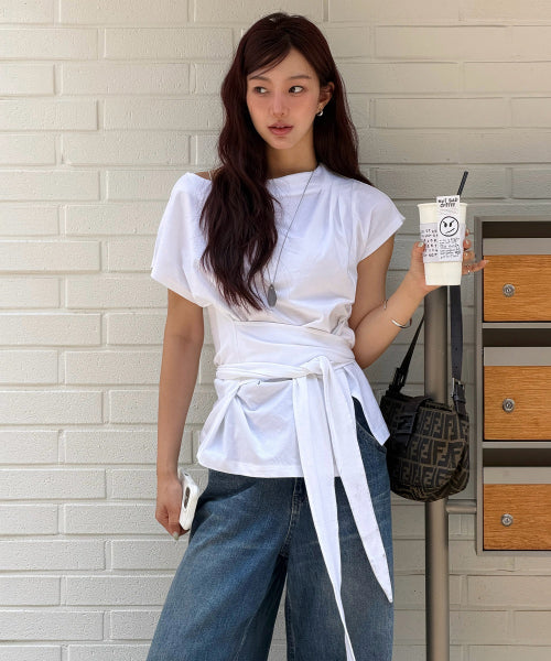 TEE T-SHIRT OW6ME6660 - 2 COLORS WHITE