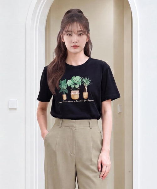 SHORT SLEEVE TEE BLACK