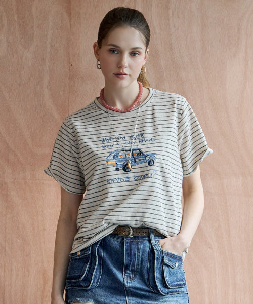 TEE SHORT SLEEVE TEE - 2 COLORS OATMEAL