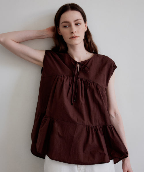 BLOUSE - 3 COLORS BROWN