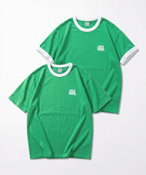 RINGER SHORT SLEEVE TEE - 4 COLORS GREEN