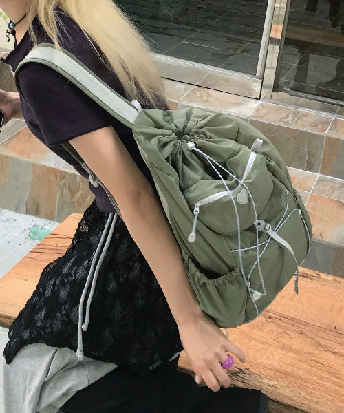 AIRY POCKET BACKPACK - 9 COLORS KAKHI