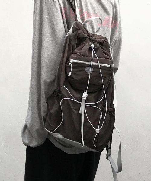 AIRY POCKET BACKPACK - 9 COLORS BROWN