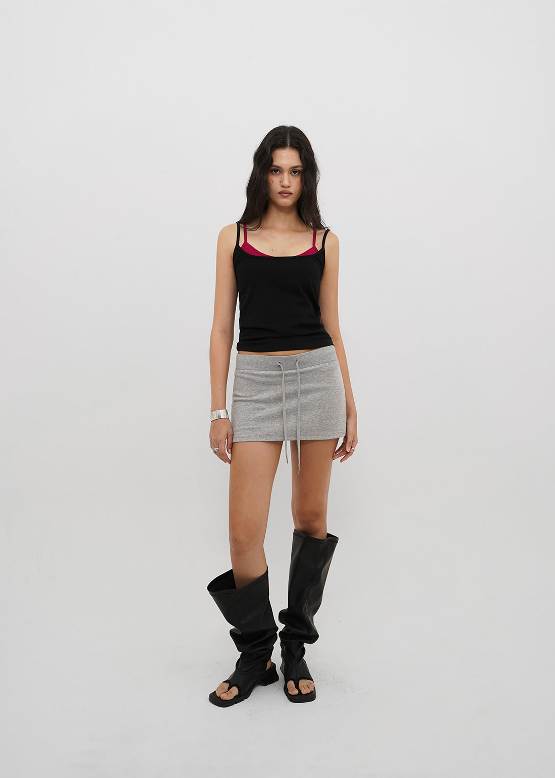 STRETCH COTTON STRAP BASIC TANK 8
