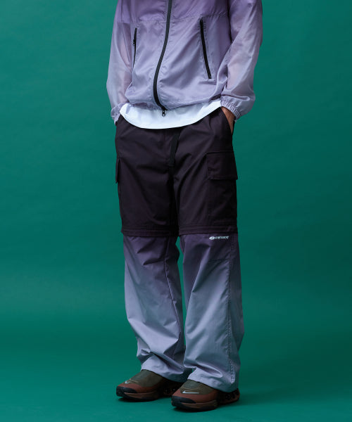 GRADIENT CONVERTIBLE HIKING PANTS - 2 COLORS BLACK