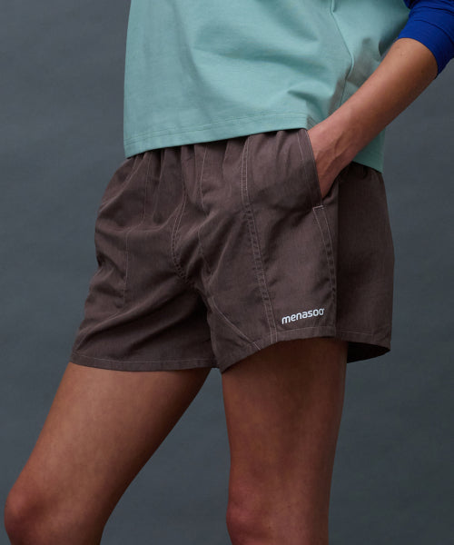 EASY MOVE SHORTS - 5 COLORS BROWN