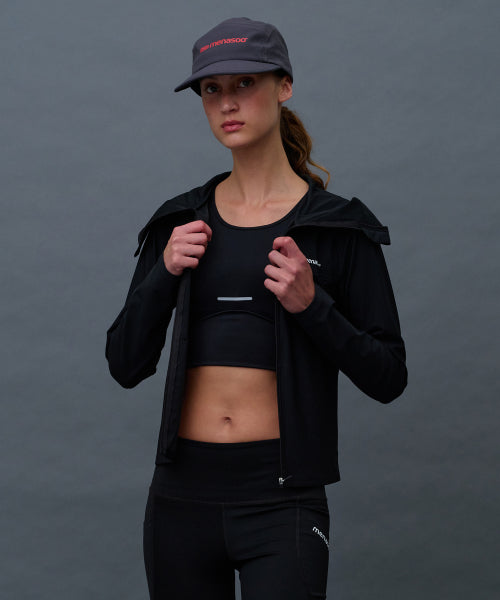 FACE COVER ZIP UP JERSEY - 4 COLORS BLACK