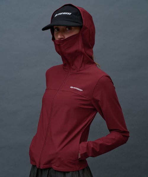 FACE COVER ZIP UP JERSEY - 4 COLORS RED