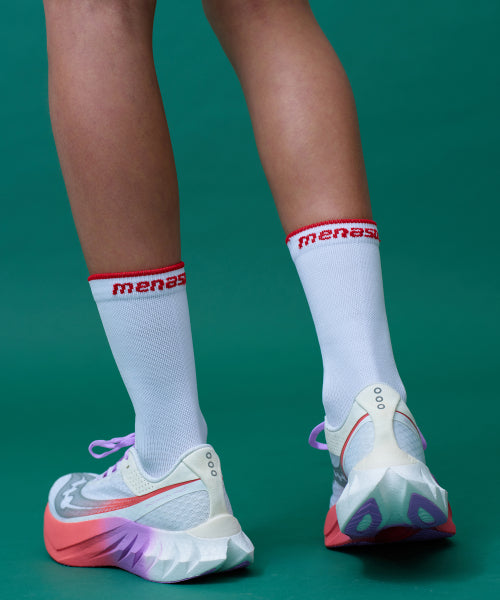 MNS RUN FIT PRO SOCKS - 4 COLORS WHITE