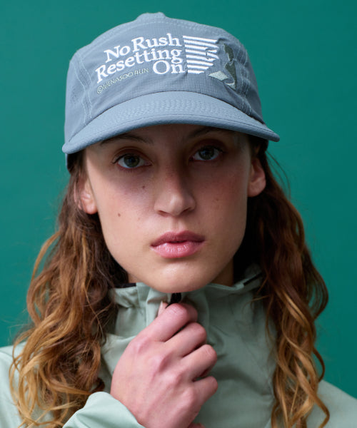 RUNNING SPORTS NO RUSH SHORT BRIM CAP - 5 COLORS MINT