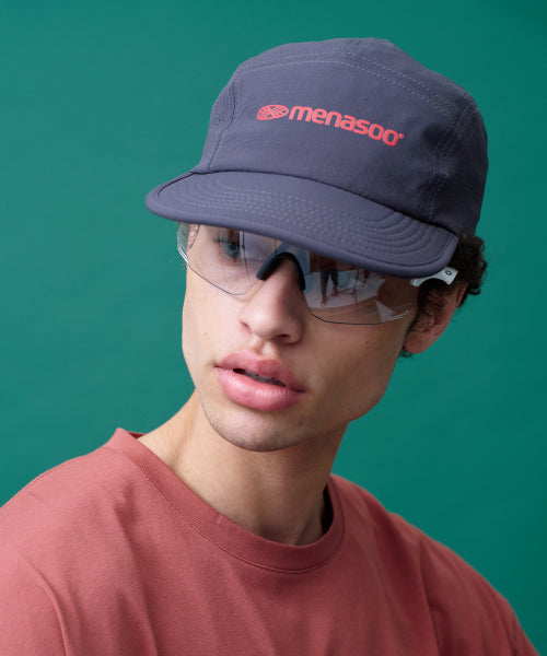 MNS RUNNING SPORTS SHORT BRIM CAP - 2 COLORS CHARCOAL