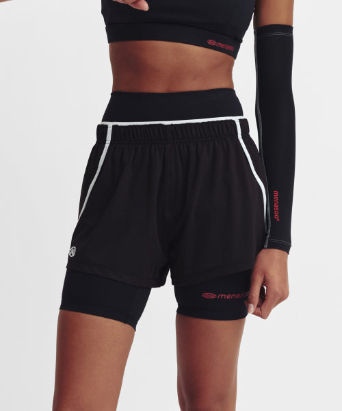 MESH RUNNER SOFT SHORTS - 5 COLORS BLACK