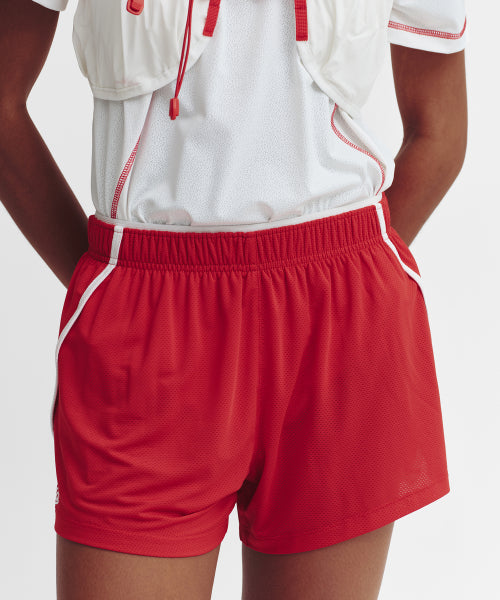 MESH RUNNER SOFT SHORTS - 5 COLORS RED