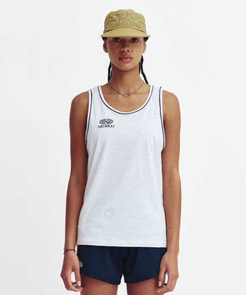 SIGNATURE DOUBLE BINDING SLEEVELESS TOP - 5 COLORS MELANGE
