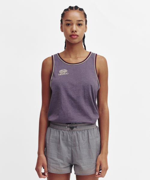 SIGNATURE DOUBLE BINDING SLEEVELESS TOP - 5 COLORS CHARCOAL