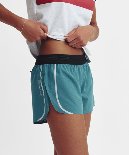 SIDE LINE RUNNING SHORTS - 4 COLORS BLUE