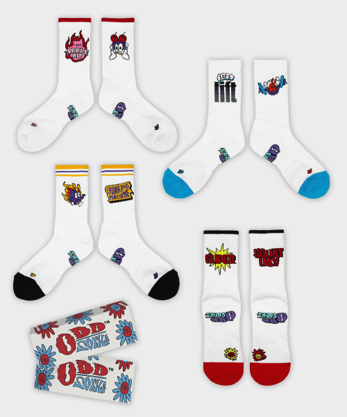 2-PACK CUSHIONING GYM CREW SOCKS AS SHOWN