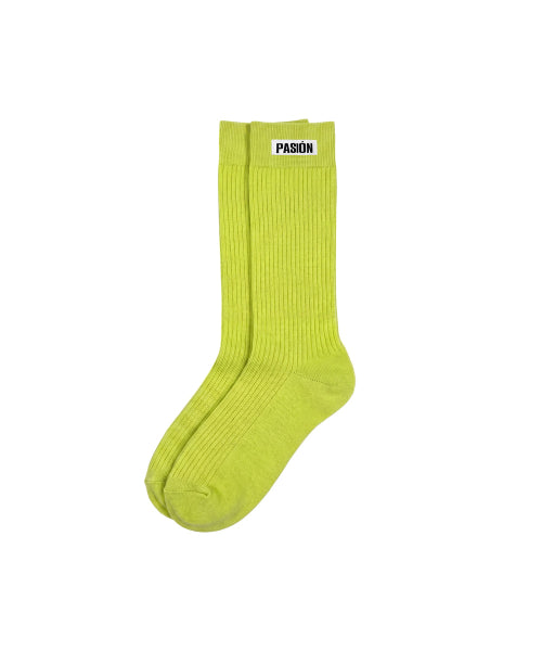 COTTON CANDY SOCKS - 6 COLORS LIME