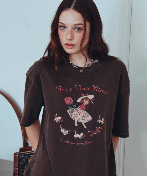 PIGMENT SHORT SLEEVE TEE - 6 COLORS BROWN