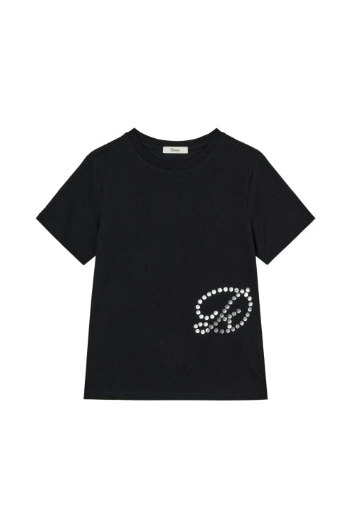 DOT D LOGO T SHIRT - 4 COLORS BLACK