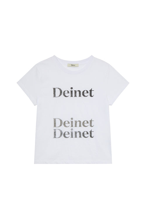 REVERSE PRINT T SHIRT - 2 COLORS WHITE