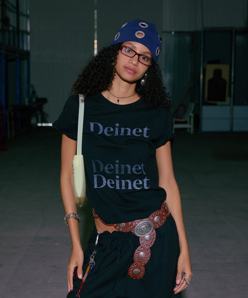 REVERSE PRINT T SHIRT - 2 COLORS BLACK