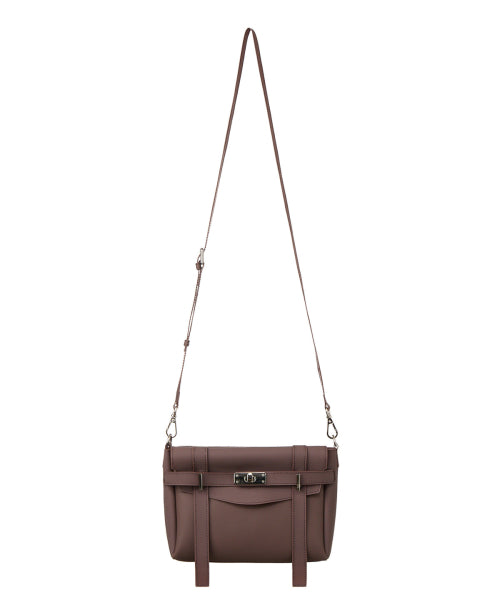 JELLY POINT CROSS BAG - 5 COLORS BROWN