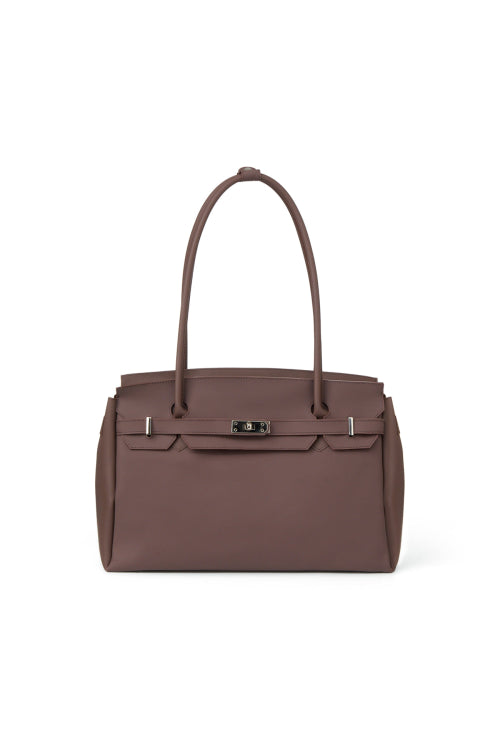 JELLY TWO WAY BIG BAG - 5 COLORS BROWN