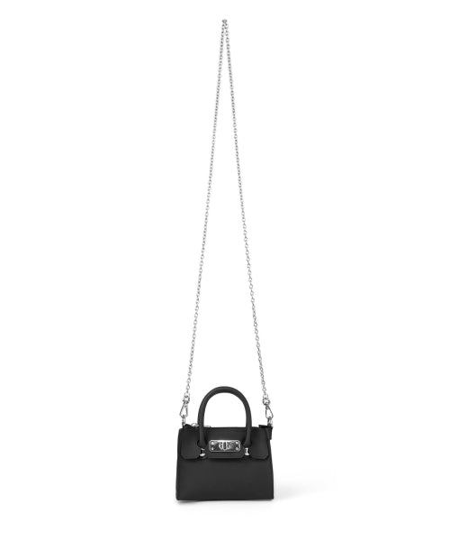 JELLY CHAIN MINI BAG - 5 COLORS BLACK