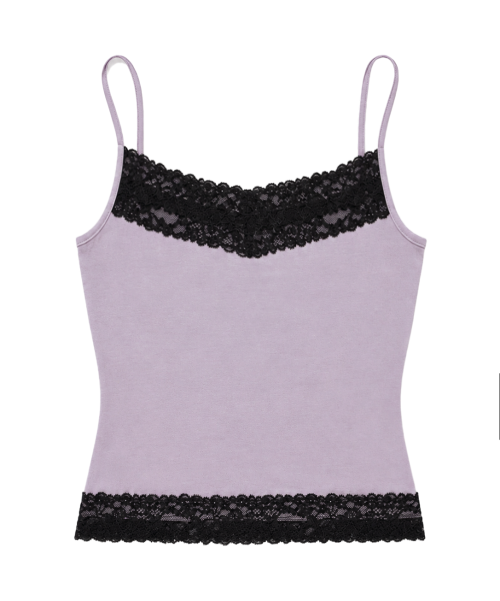 DOUBLE LACE TOP - 3 COLORS PURPLE