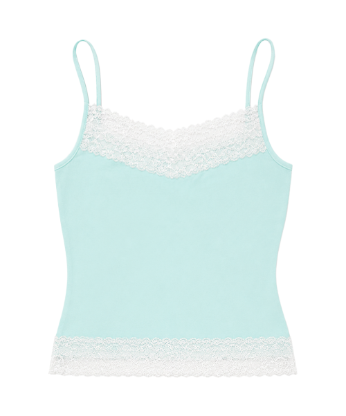 DOUBLE LACE TOP - 3 COLORS MINT