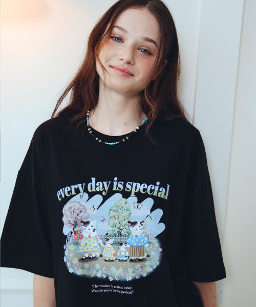 DTP DAY SHORT SLEEVE TEE BLACK