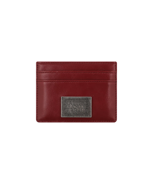 CLASSIC LOGO CARD WALLET RED