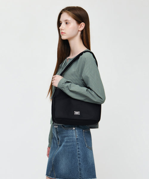 CLASSIC LOGO ONE SHOULDER BAG - 3 COLORS BLACK