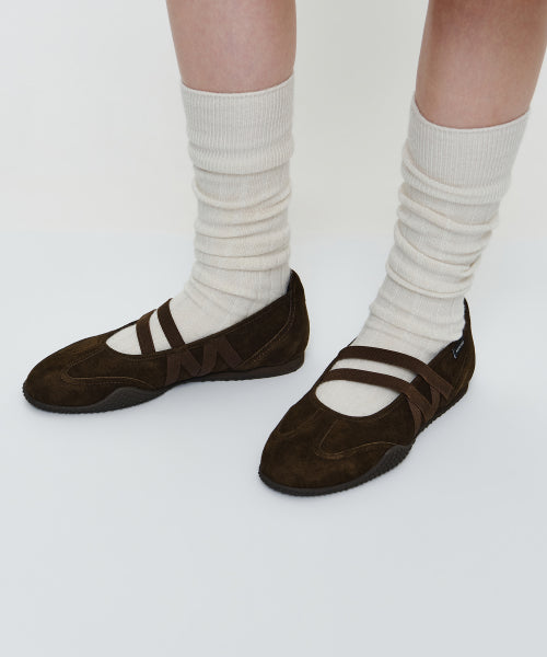 W MARYJANE STRAP SNEAKERS - 2 COLORS DARK BROWN