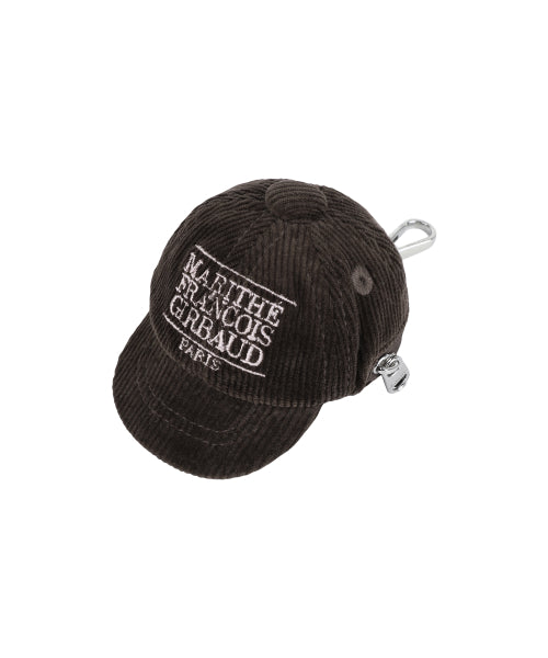 CAP POUCH KEYRING - 2 COLORS BROWN