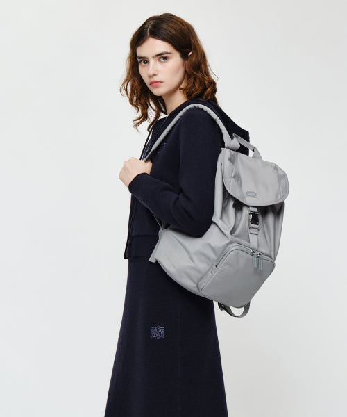CLASSIC LOGO ONE POCKET BACKPACK - 2 COLORS GREY