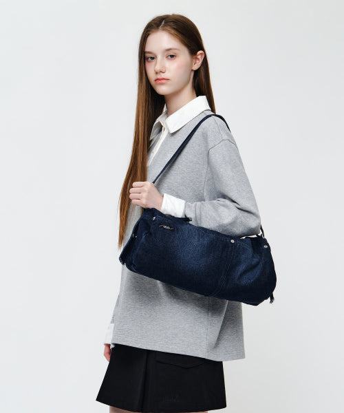 BIG CROSSBODY DUFFLE BAG - 3 COLORS BLUE