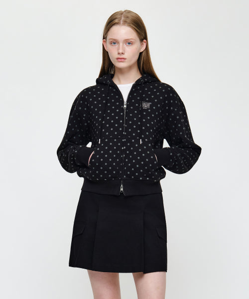 W SMALL CLASSIC LOGO HOODIE ZIPUP - 4 COLORS AS SHOWN