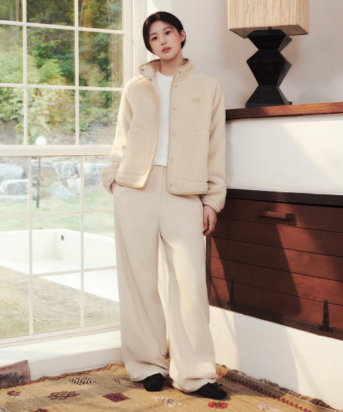 W CORDUROY EASY PANTS - 2 COLORS CREAM