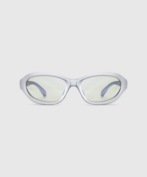 BLUE ELEPHANT HUSH SUNGLASSES - 4 COLORS MATTE SILVER