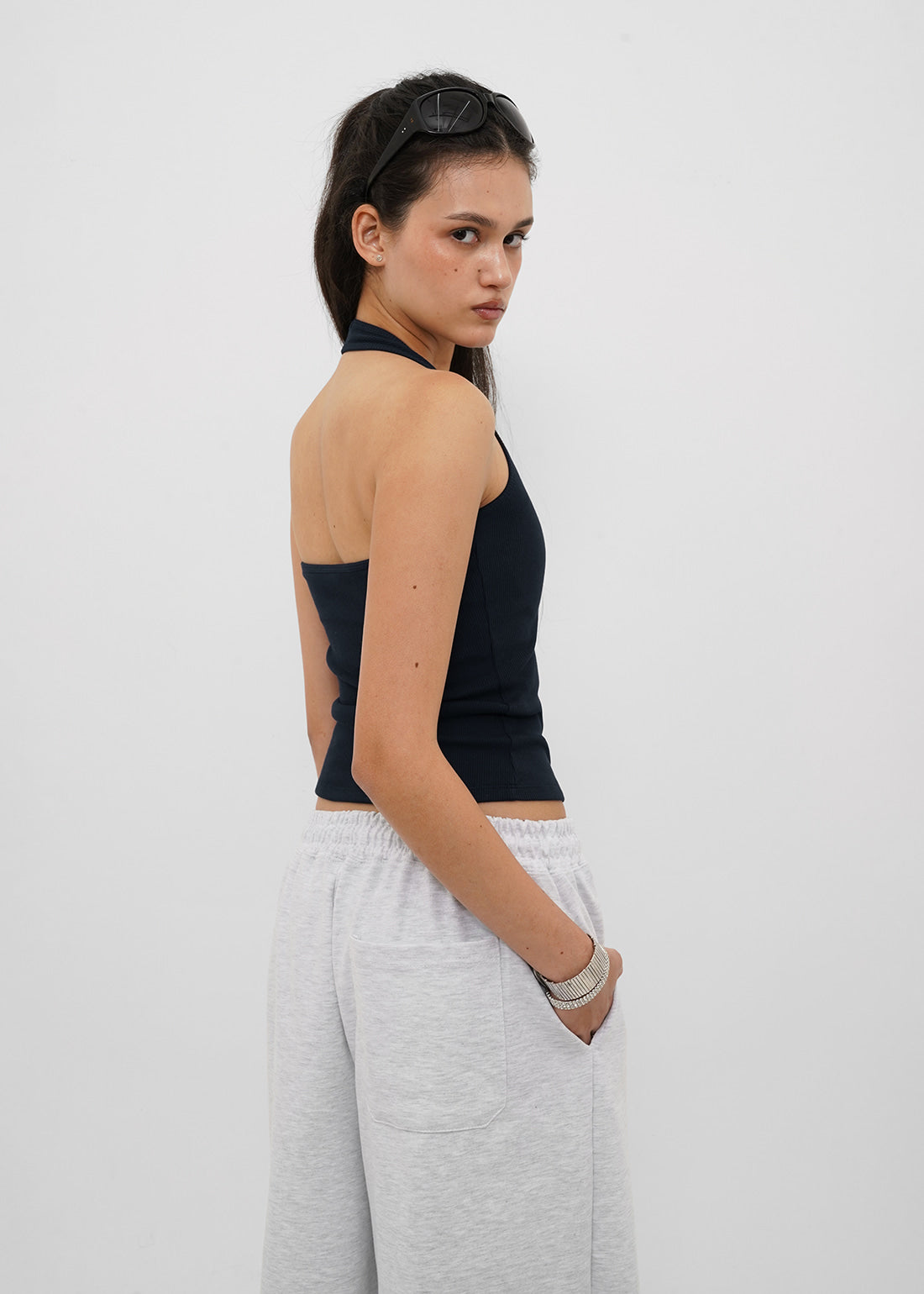 RIBBED HALTER TANK 7