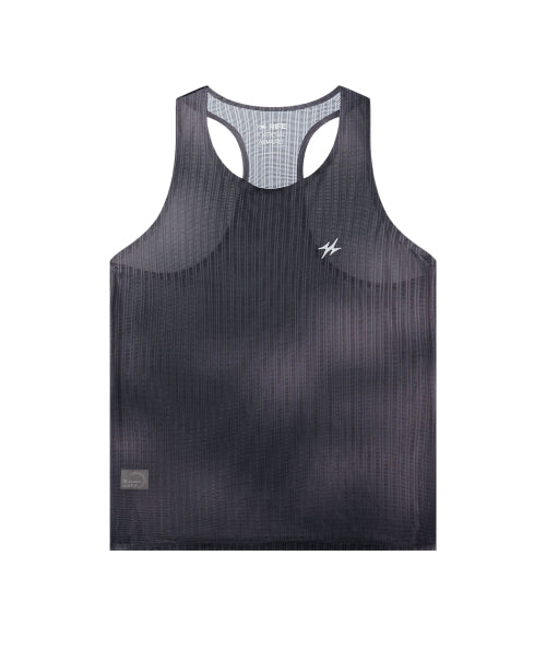TECH DYE RUNNING SINGLET - 4 COLORS BROWN
