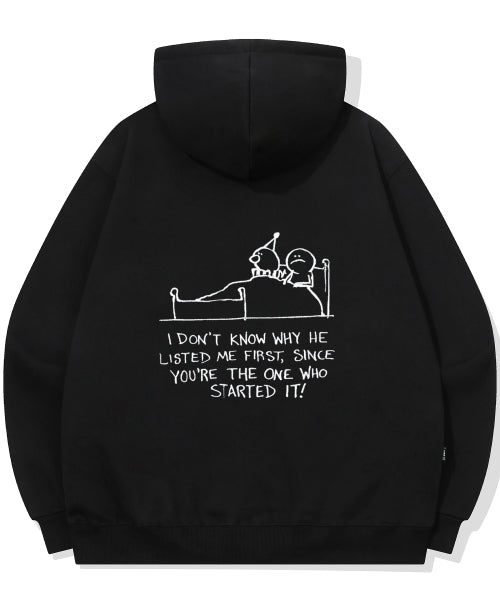 MMM HOOD HEAVY OVERFIT - 3 COLORS BLACK