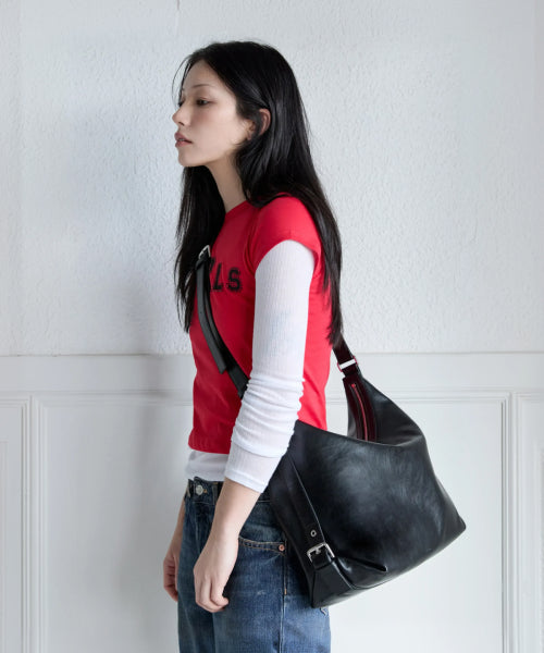 MUSHY BAG LARGE - 2 COLORS BLACK