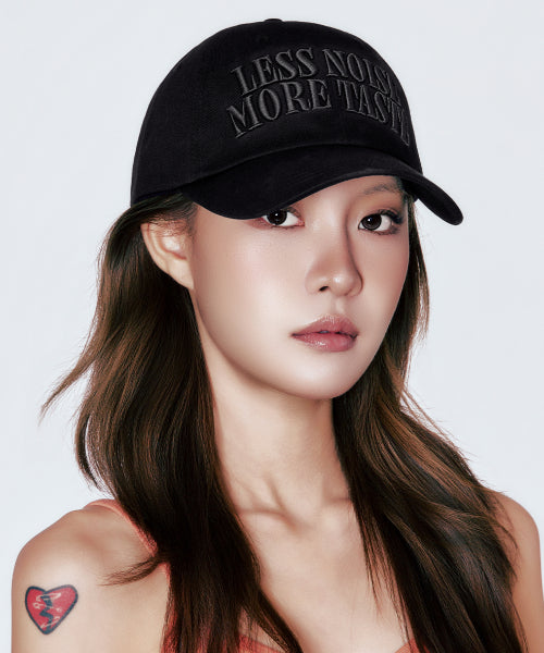 STATEMENT BALL CAP - 5 COLORS BLACK