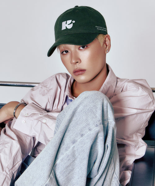 MONOGRAM BALL CAP - 5 COLORS GREEN