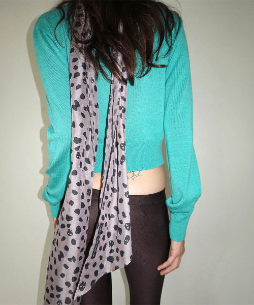 DALMATIAN SCARF - 4 COLORS MOCHA