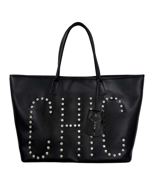 COUTURE GROCERY TOTE BAG - 2 COLORS BLACK